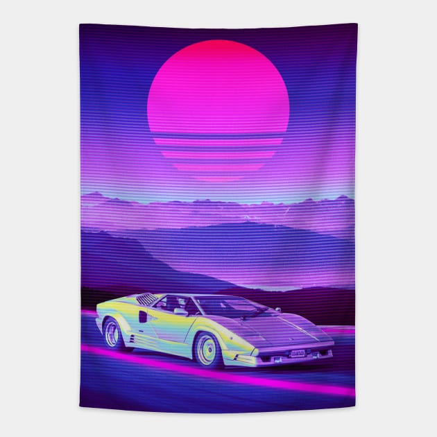 Countach Tapestry by mrcatguys