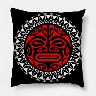 Tiki face Pillow