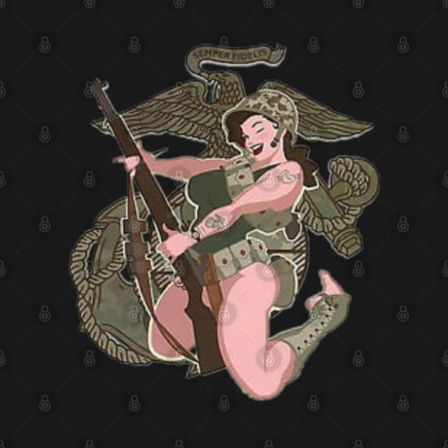 Military pin up by Diamondkitten