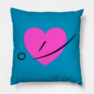 “I ❤️ Shorthand” in Gregg Shorthand Pillow