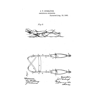 Obstetrical Supporter Vintage Patent Hand Drawing T-Shirt