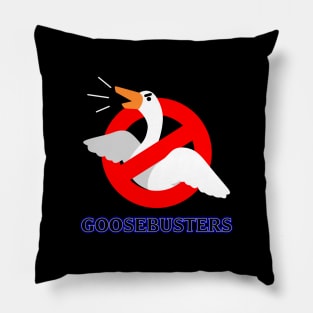 Funny Goose Gamer Retro 80's Ghost Movie Mashup Parody Pillow