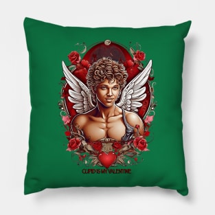 Cupid Is My Valentine Pillow