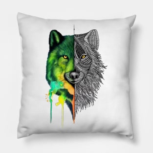 Wolf Pillow