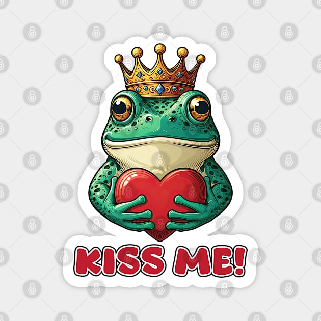 Frog Prince 74 Magnet by Houerd