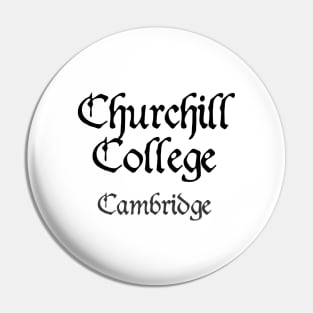Cambridge Churchill College Medieval University Pin