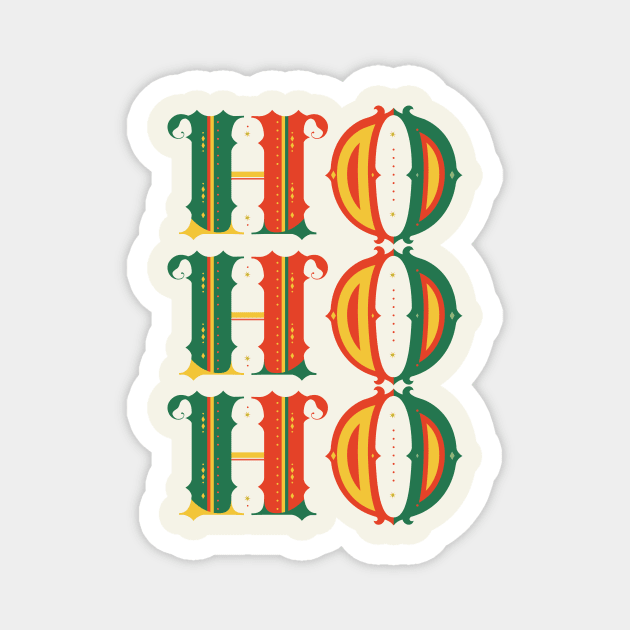 Ho Ho Ho Magnet by bluehair