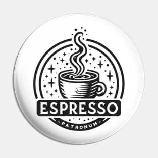 Espresso Patronum - Logo - Funny Fantasy Pin