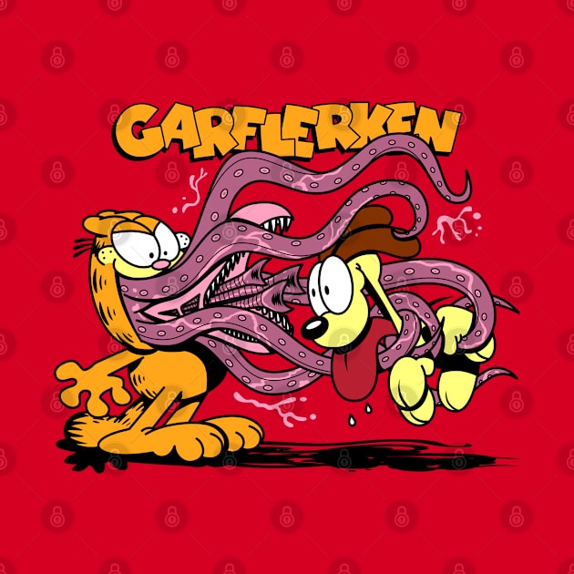 Garflerken Funny Cute Monster Alien Superhero Cat Dog Cartoon by BoggsNicolas