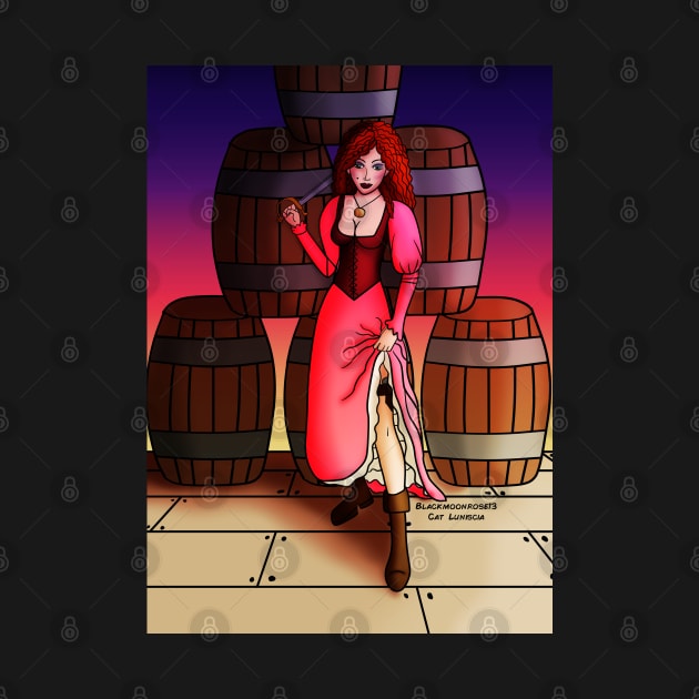 We Want's The Red Head Pirate Queen by Blackmoonrose13