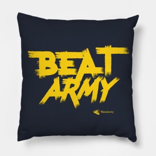 Go Navy Beat Army by Navalocity Pillow