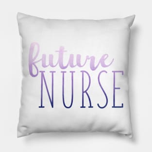 Purple Ombre Future Nurse Pillow