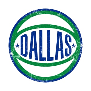 Dallas Retro Ball - White T-Shirt