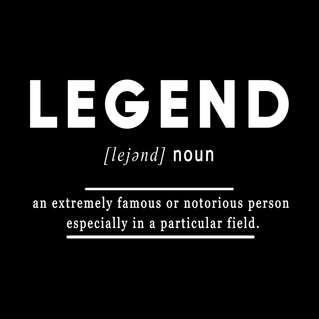 Legend Meaning Definition Black Edition by Clots