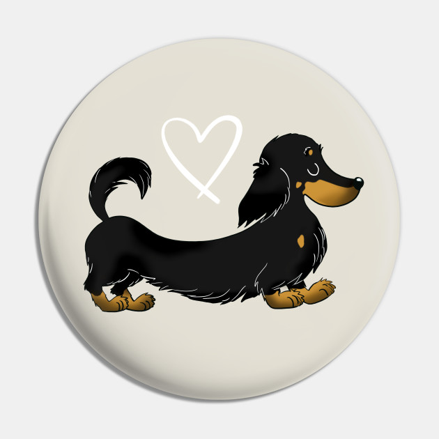 black and tan sausage dog