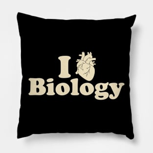 I Heart Biology Pillow