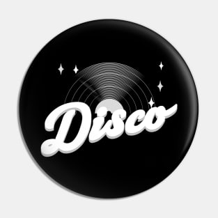 DISCO  - Vintage Vinyl (Grey) Pin