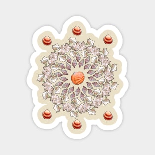 Shell Mandala Magnet