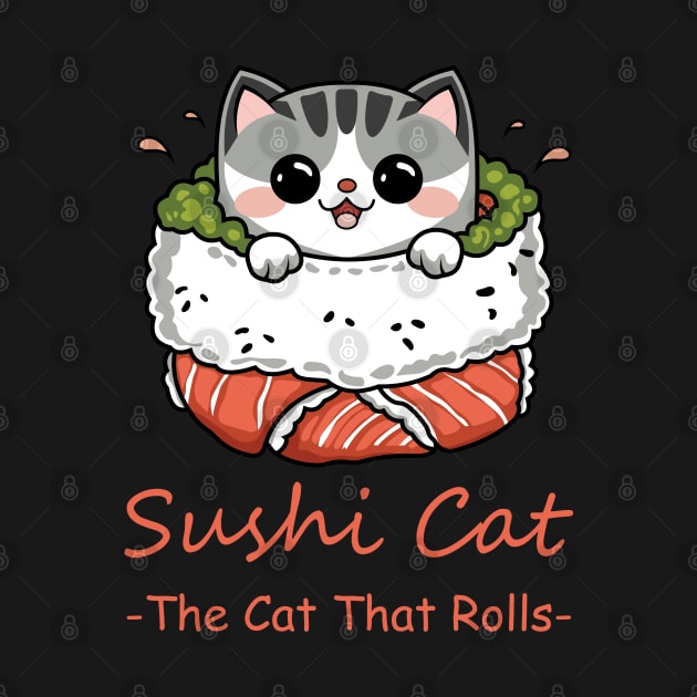 Sushi Cat The Cat That Rolls by VecTikSam