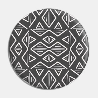 Doodle cross line pattern african style Pin