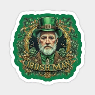 St Patricks Day | IRISH MAN Magnet