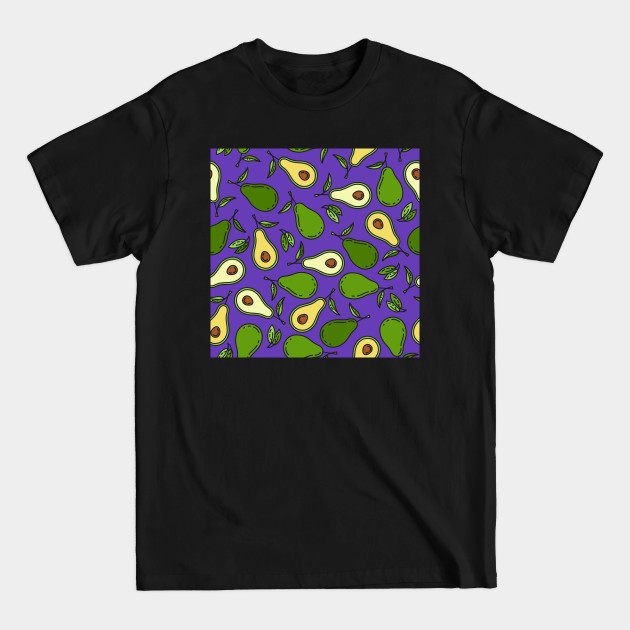 Discover Avocado Vegan Seamless Pattern - Avocado - T-Shirt