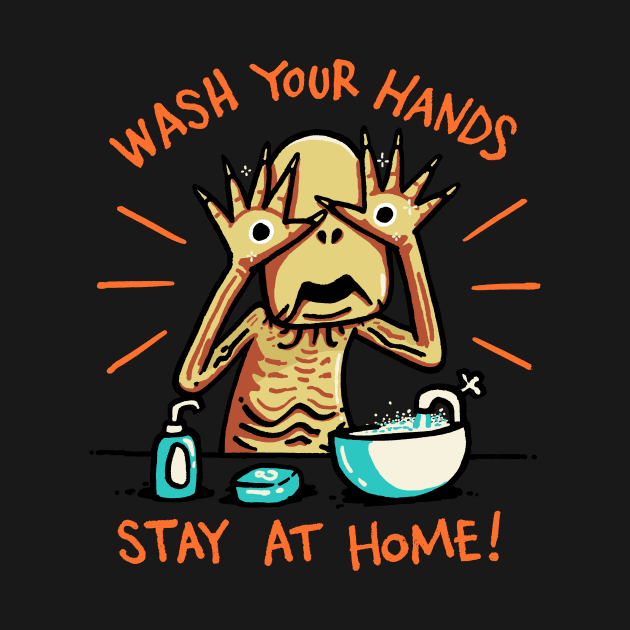 Wash your hands and stay at home by Walmazan