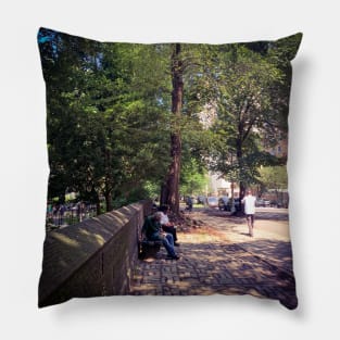 East Harlem Fifth Ave Central Park New York City Pillow