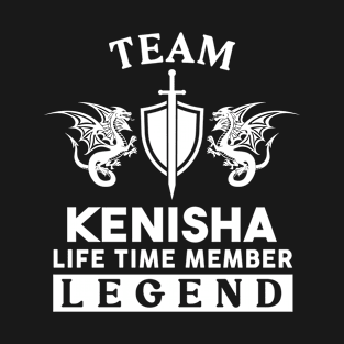 Kenisha Name T Shirt - Kenisha Life Time Member Legend Gift Item Tee T-Shirt