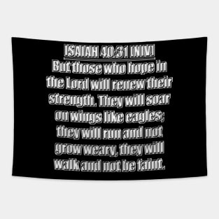 Isaiah 40:31 NIV: New International Version Tapestry