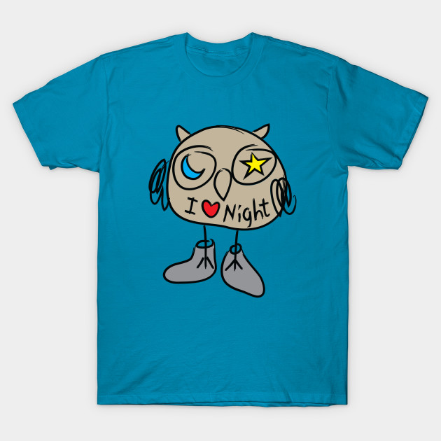 Owl Bird - Cool - T-Shirt | TeePublic