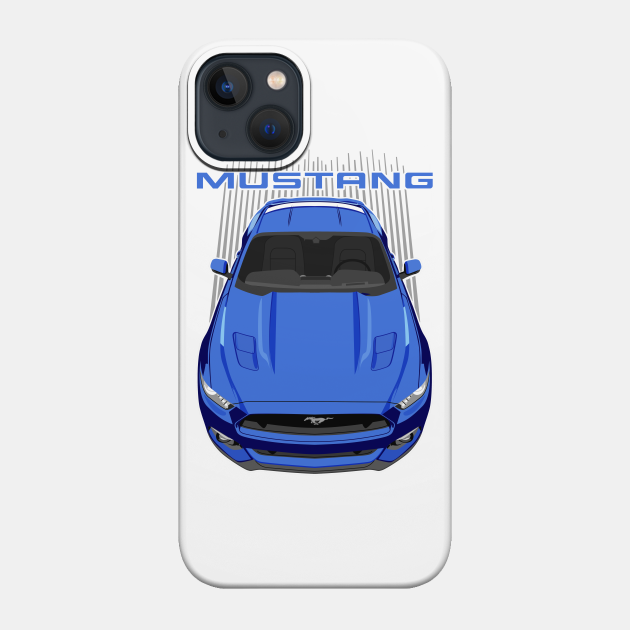 Mustang S550-GT-blue - Mustang - Phone Case