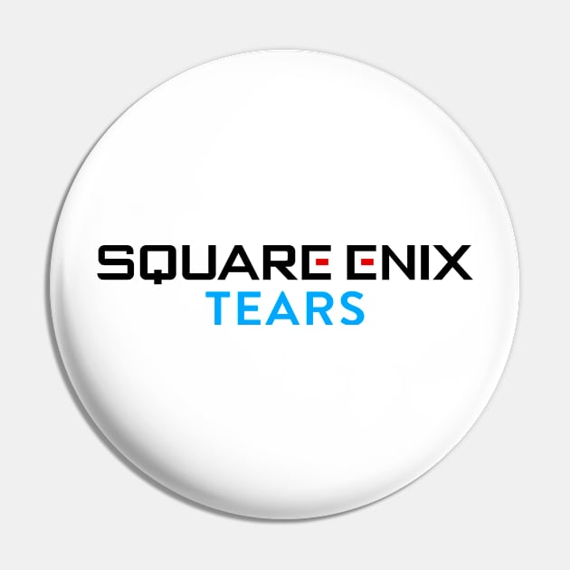 Square Enix Tears (Black) Pin by TheWellRedMage