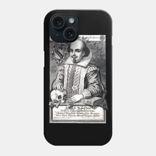 Shakespeare renaissance poet bookish English teacher Phone Case