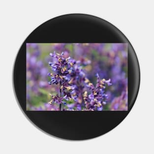 Lavender Flowers Pin