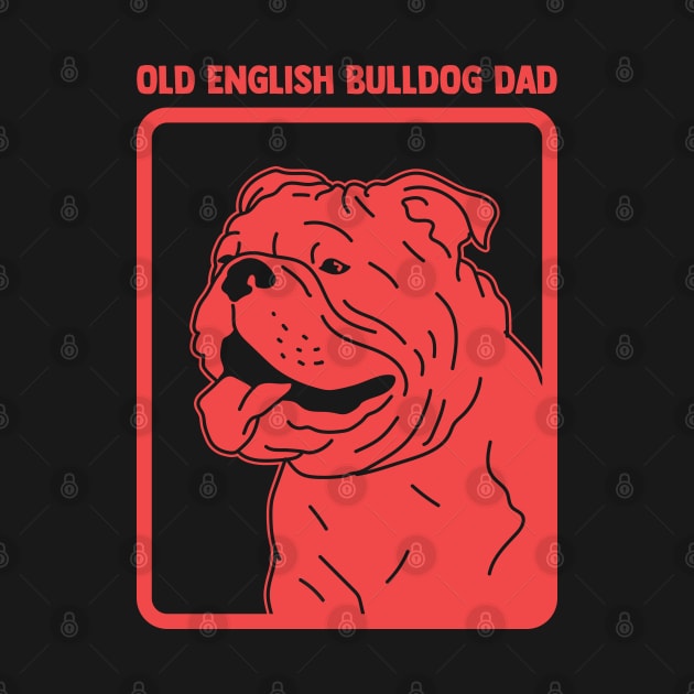 English Bulldog Dad | Dog Owner by Streetwear KKS