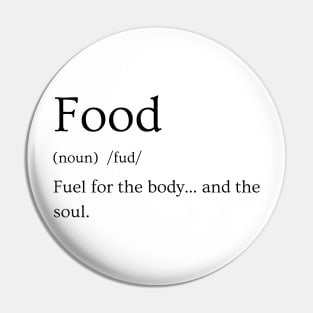 Food Funny Definition Pin