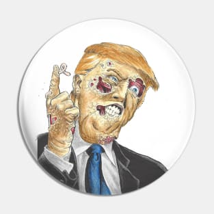 Zombie Trump Pin