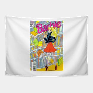 Barbie Comics - Take her to the Library Tapestry