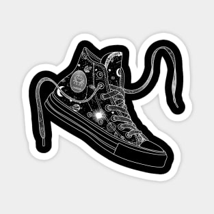 Cancer high tops - Space laces Magnet