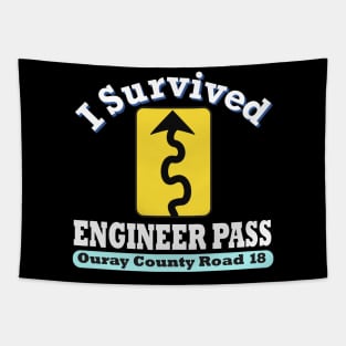 I Survived Engineer Pass, Ouray Colorado Tapestry