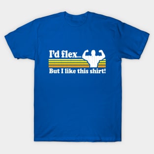 Id Flex But I Like This Shirt Funny Quote Baby Bodysuit – Pop
