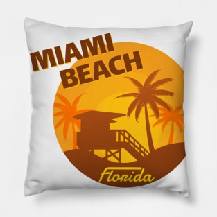 Miami Beach Holiday Shirt Pillow