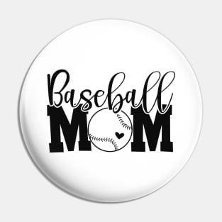 Baseball Mom Pin