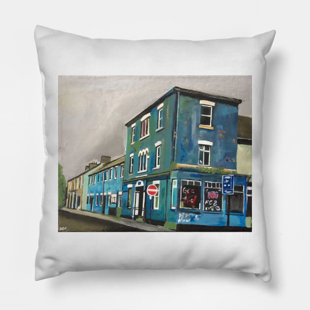 Winter Comes To Holderness Road, Hull, England Pillow by golan22may