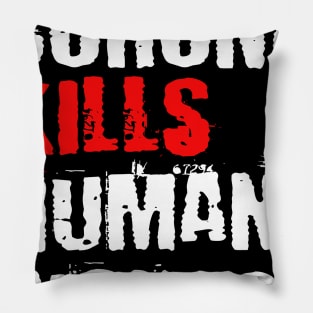 Corona kills human rights protest demonstration gift Pillow