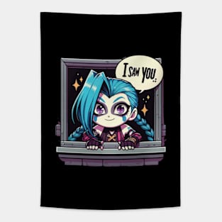 baby jinx arcane Tapestry