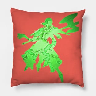 Minerva: Red Dragoon Pillow