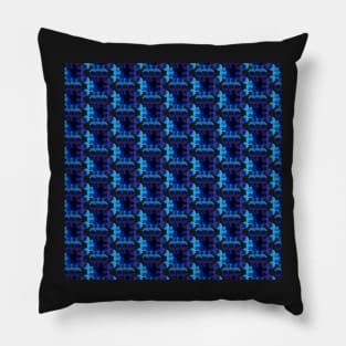 Hidden Character - Blue Pillow