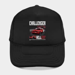 Dodge Challenger SRT Hellcat T-Shirt Hat